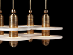 PATUS MEDIAN 4 PENDANT Ø35" by Bling Lighting Studio
