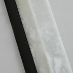 Linden Alabaster Sconce, Black product image