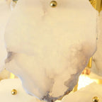 Norham Alabaster Chandelier material and finish detail