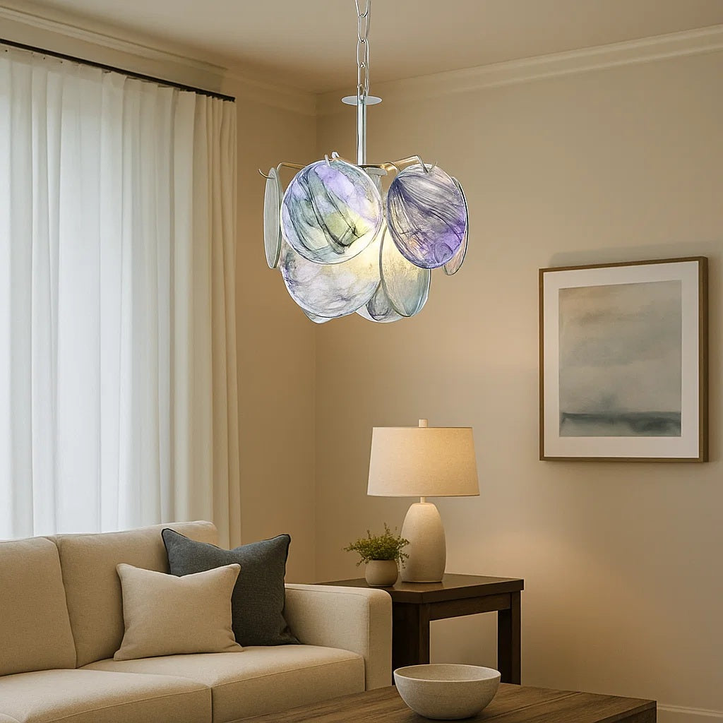 Murano Glass Disc Chandelier product image