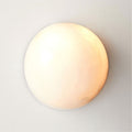 Semicircular Alabaster Wall Lamp