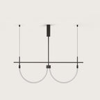 Serpentine Halo Chandelier