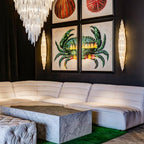 Shahida Selenite Wall Sconce for Bedrooms by Bling Lighting Studio