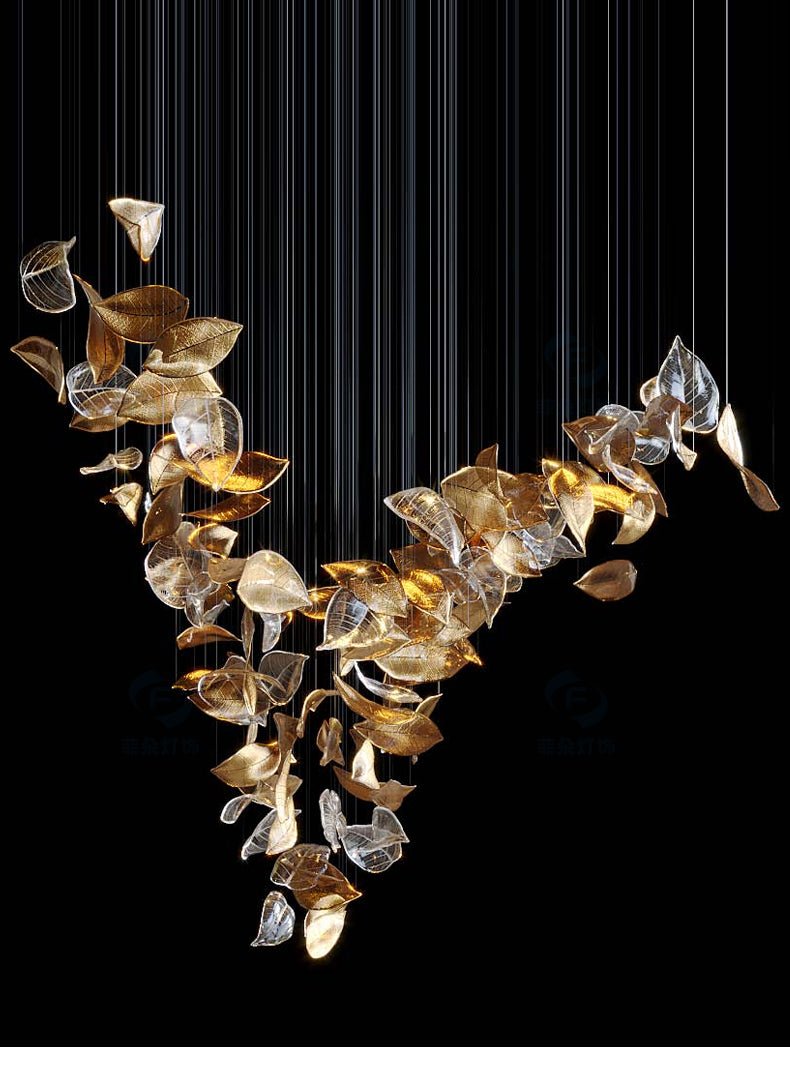 Shake Leaves Chandelier