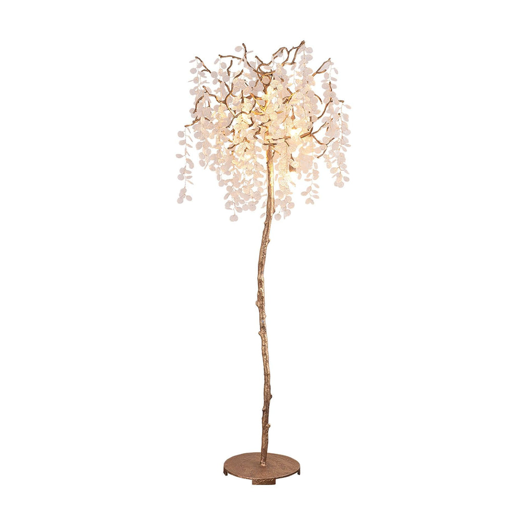 Shiro Noda Branch Crystal Floor Lamp by Bling Lighting Studio
