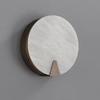Solaris Halo Alabaster Wall Light