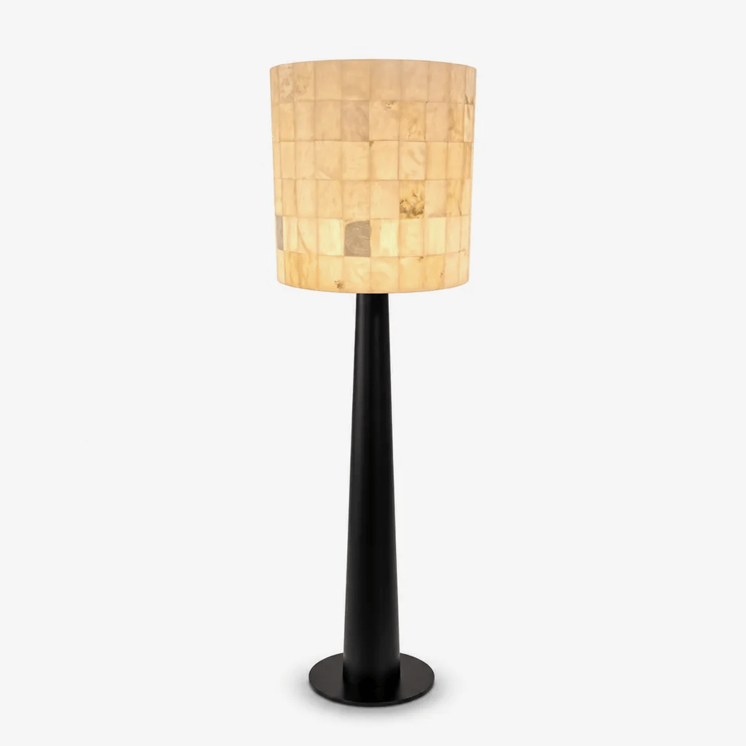 Solavera Alabaster Mosaic Floor Lamp