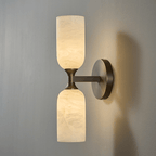Solmira Twin Alabaster Wall Sconce