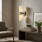 Solmira Twin Alabaster Wall Sconce