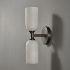 Solmira Twin Alabaster Wall Sconce