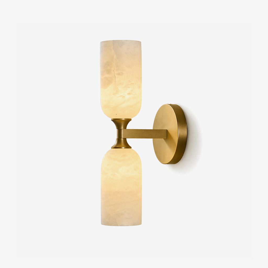 Solmira Twin Alabaster Wall Sconce