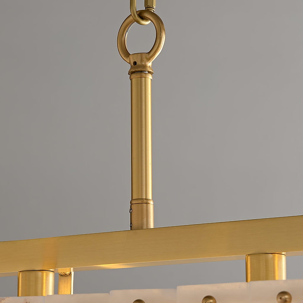 Premium Solstice Bar Alabaster Chandelier product image