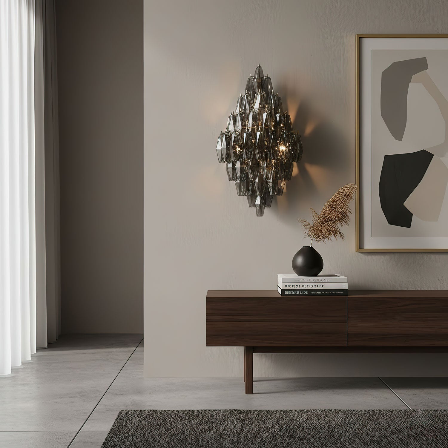 Sorrento Wall Light Glass lighting by Bling Lighting Studio