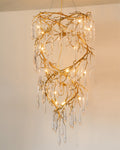 Spiral Branch Crystal Chandelier by Bling Lighting Studio