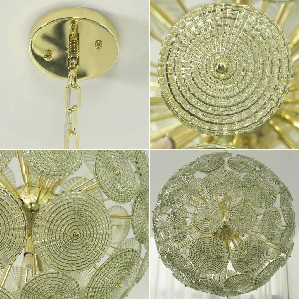 Sputnik Sphere Glass Disc Chandelier product image
