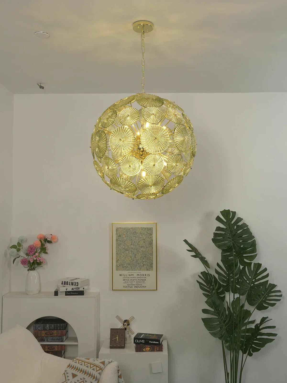 Sputnik Sphere Glass Disc Chandelier product image