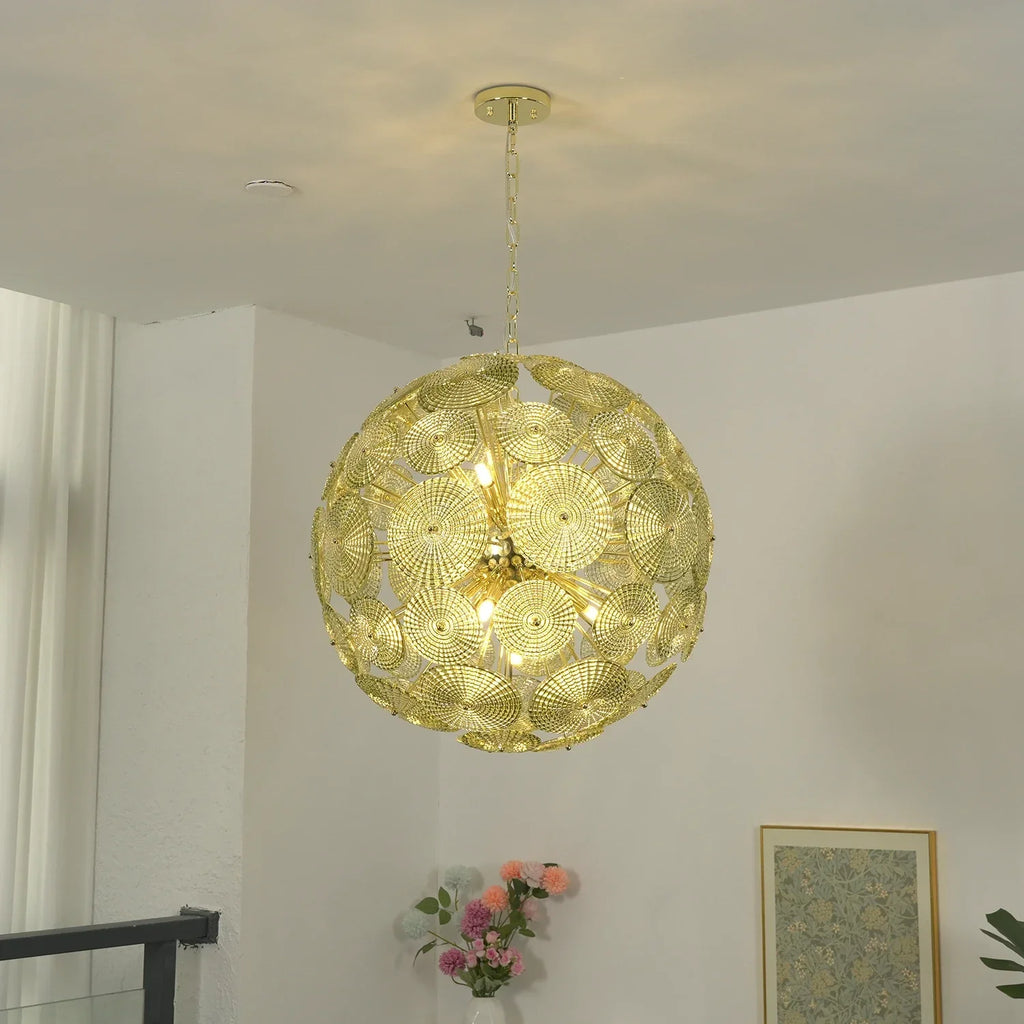 Sputnik Sphere Glass Disc Chandelier product image