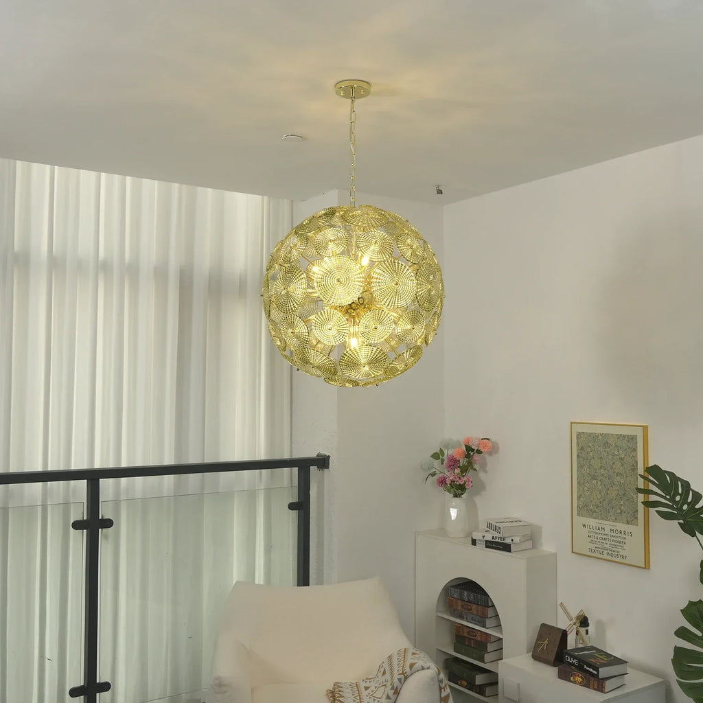 Sputnik Sphere Glass Disc Chandelier product image