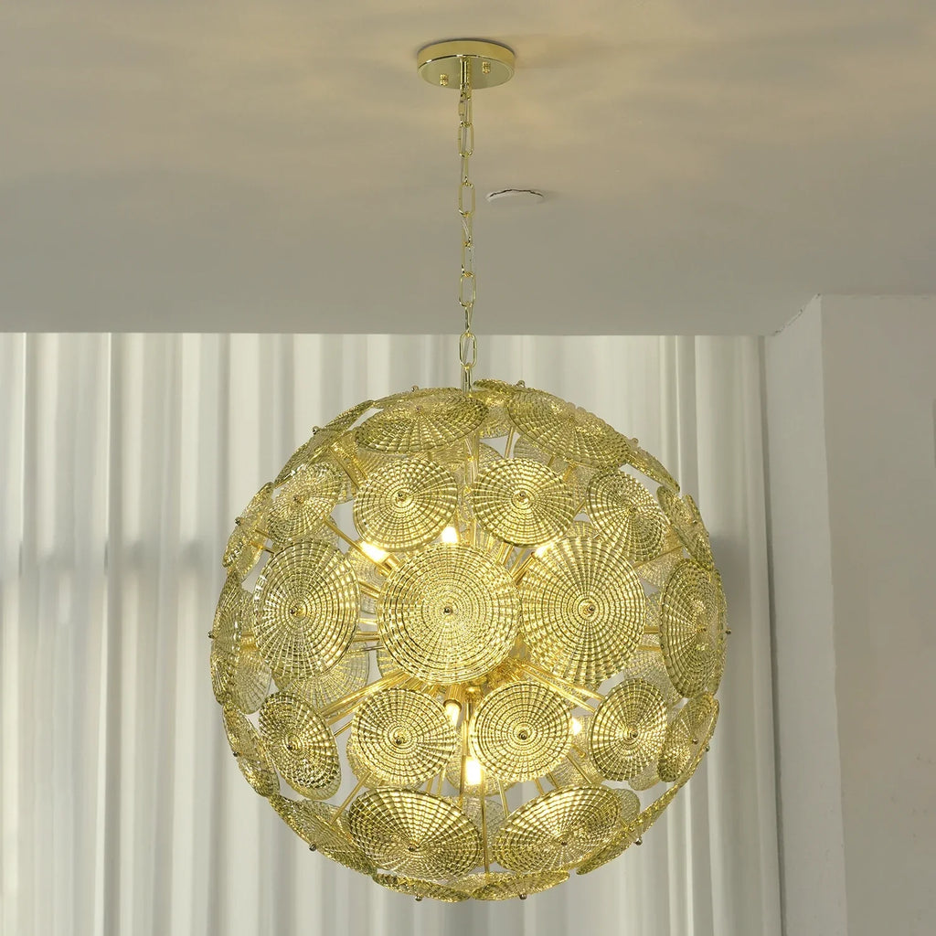 Sputnik Sphere Glass Disc Chandelier product image