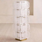 Stacked Glass Floor Lamp