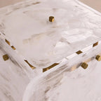 Stacked Glass Floor Lamp
