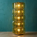 Stacked Glass Floor Lamp