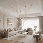 Strand Necklace Chandelier lighting by Bling Lighting Studio