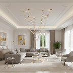 Strand Necklace Chandelier lighting by Bling Lighting Studio