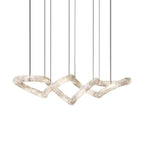 Streamlined Alabaster Pendant Lamp by Bling Lighting Studio