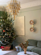 Stunning Murano Amber Glass Petals Chandelier additional product view