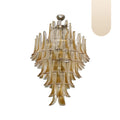 Stunning Murano Amber Glass Petals Chandelier product image