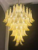 Stunning Murano Caramel Glass Petals Chandelier product image