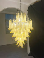 Stunning Murano Caramel Glass Petals Chandelier product image