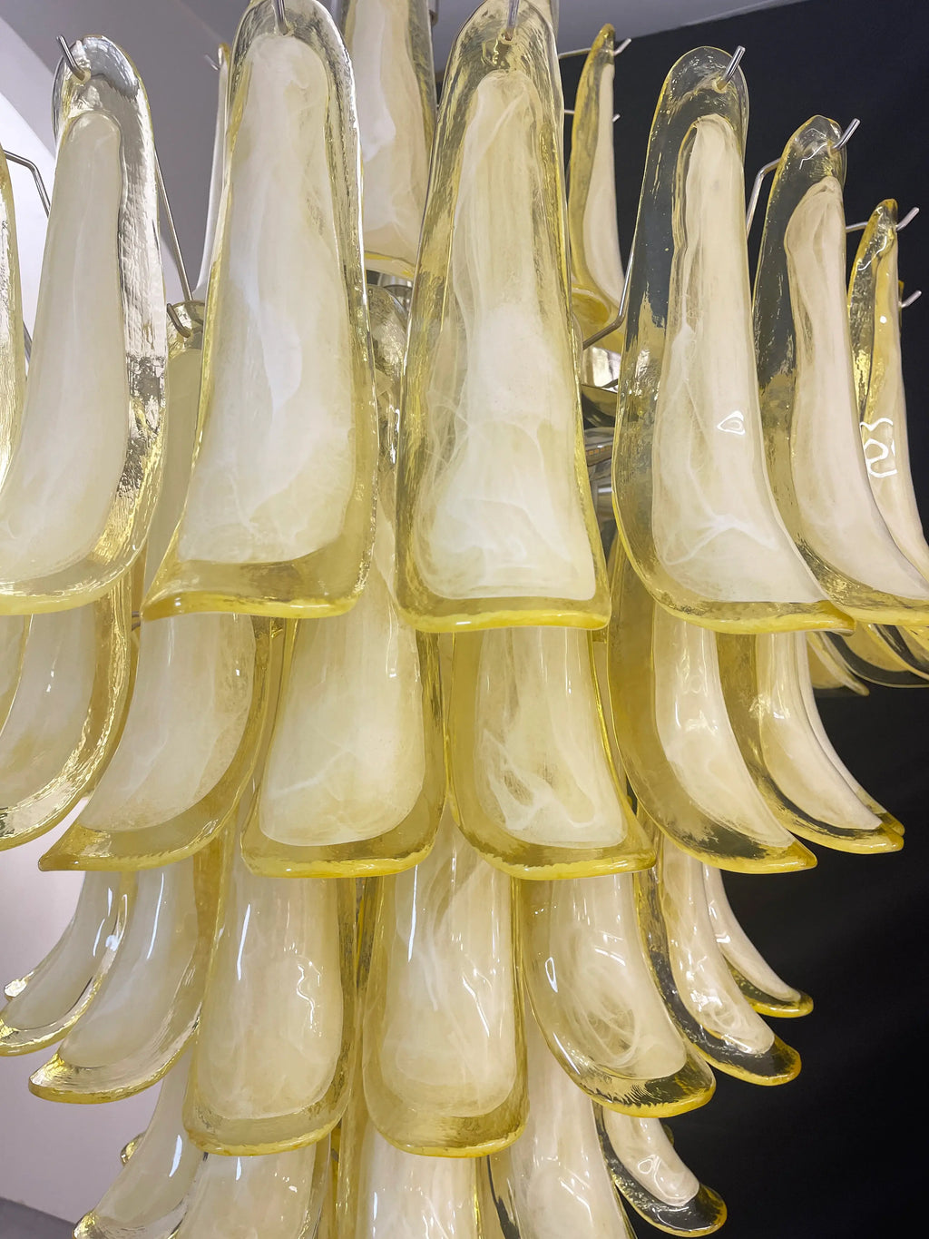 Stunning Murano Caramel Glass Petals Chandelier product image