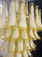 Stunning Murano Caramel Glass Petals Chandelier product image