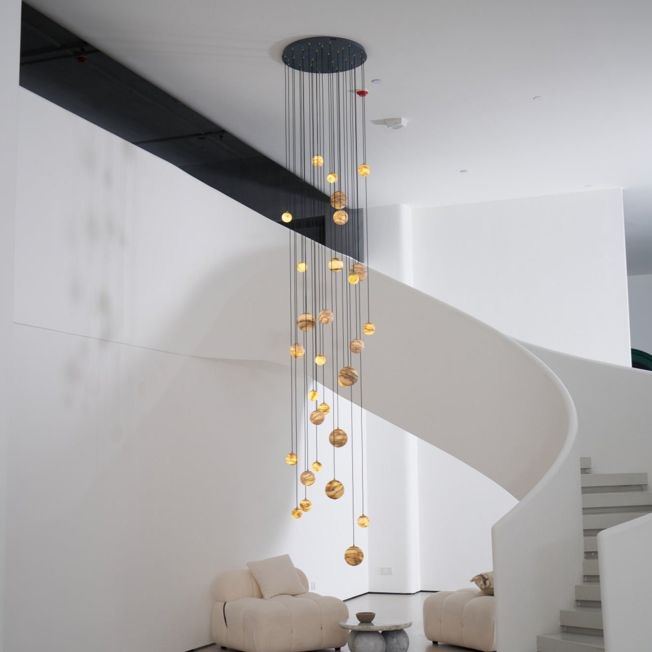 Sultana Alabaster Cluster Chandelier