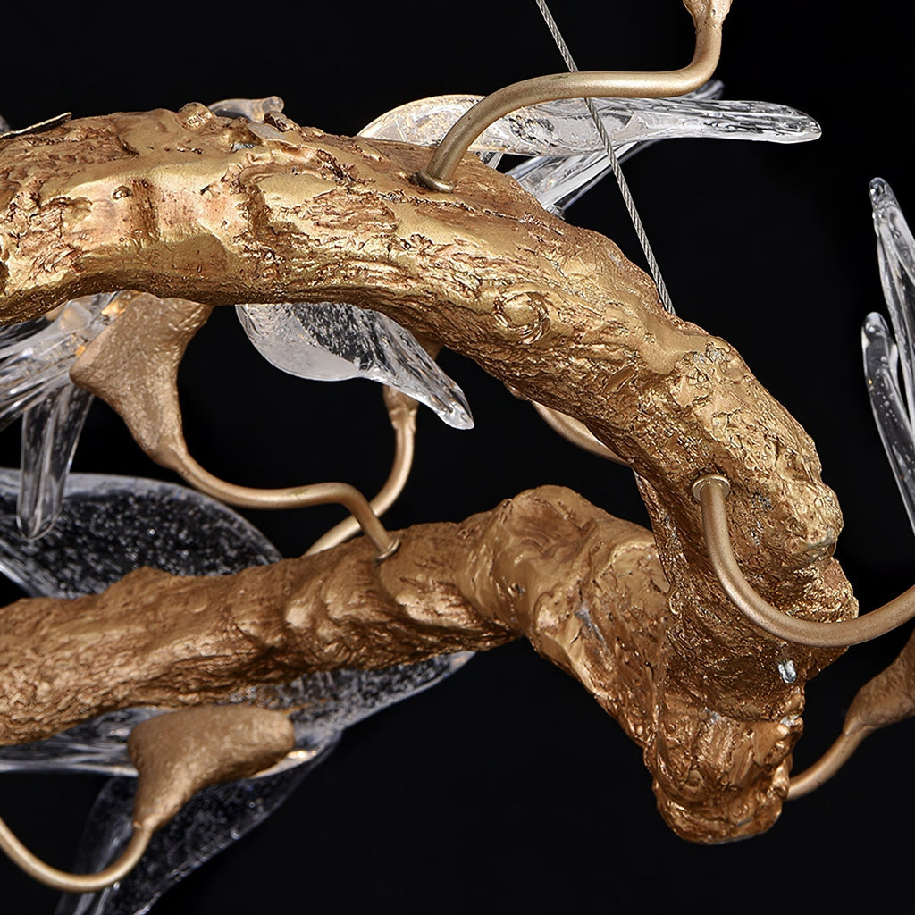 Glass Swallow Branch Chandelier product image