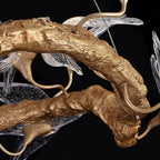 Glass Swallow Branch Chandelier product image
