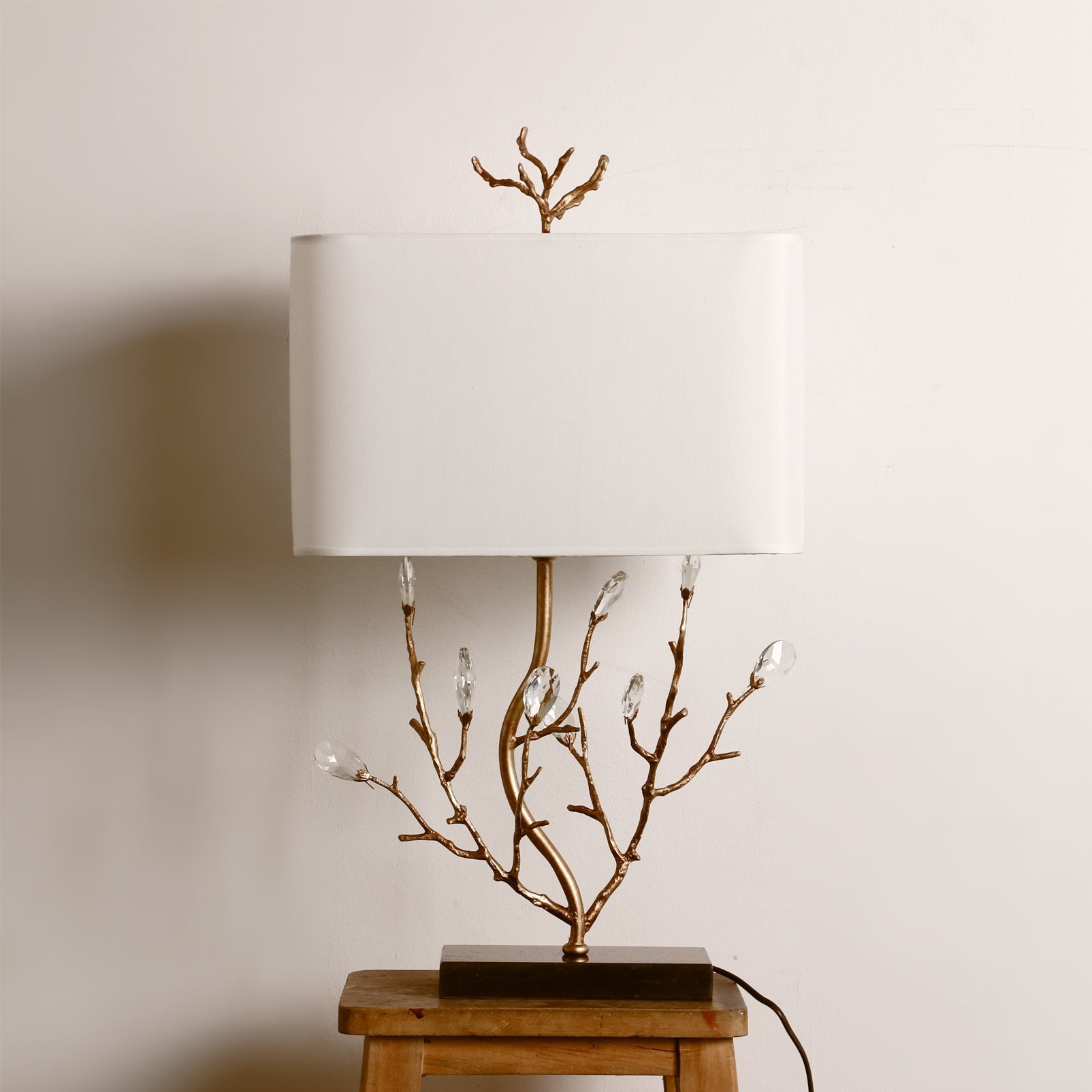 Sylvia Brass Branch Table Lamp by Bling Lighting Studio