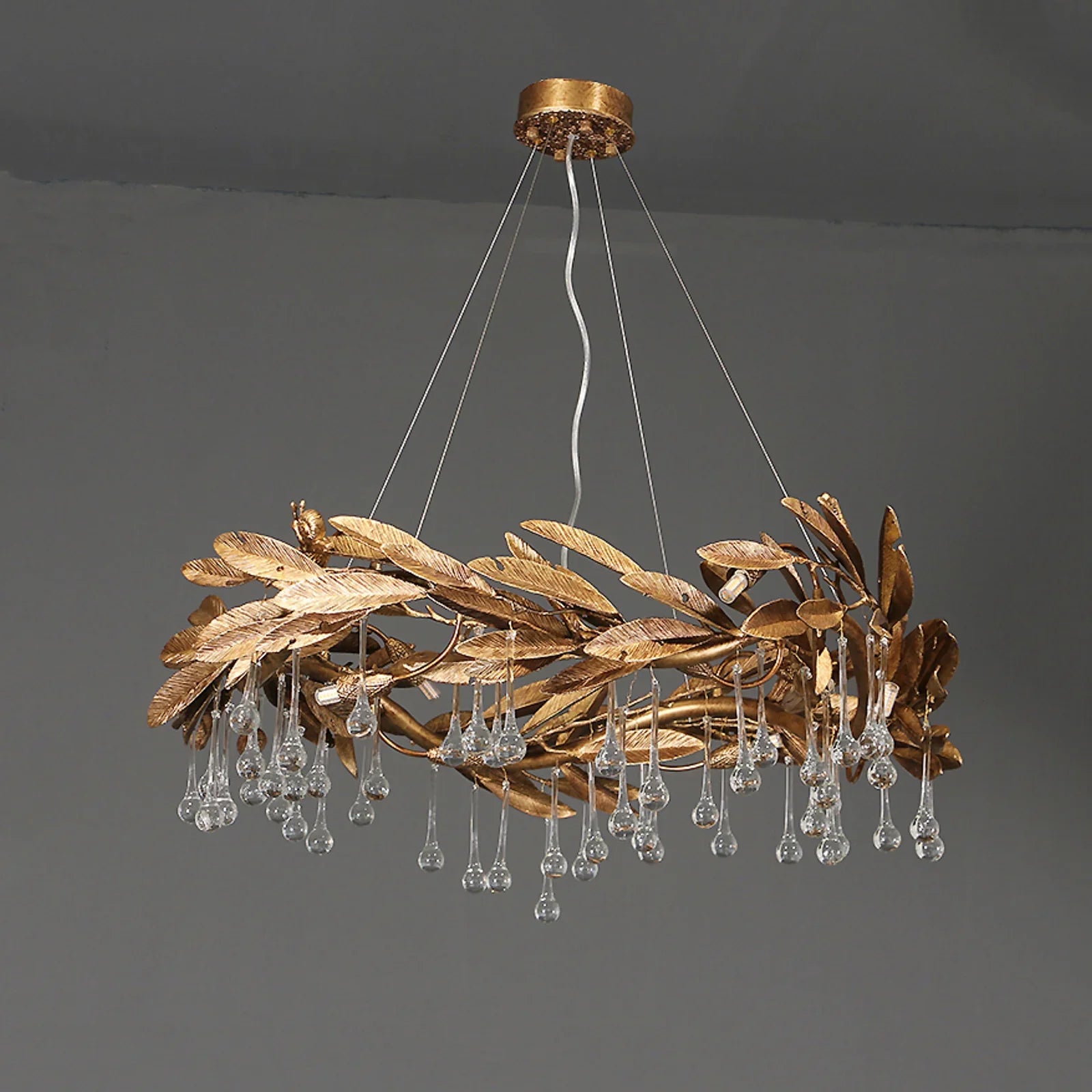 Teardrop Crystal Blade Branch Chandelier product image