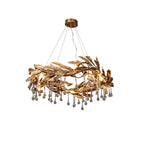 Teardrop Crystal Blade Branch Chandelier product image