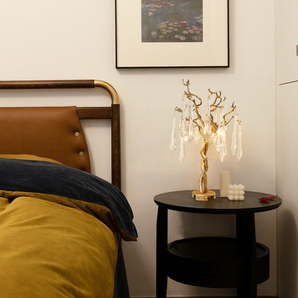 Teardrop Branch Table Lamp by Bling Lighting Studio