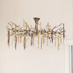Glamour Dripstone Branch Chandelier detail view