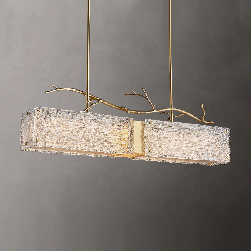 Thalassa Glass Branch Chandelier by Bling Lighting Studio