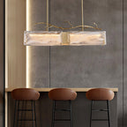 Thalassa Glass Branch Chandelier by Bling Lighting Studio