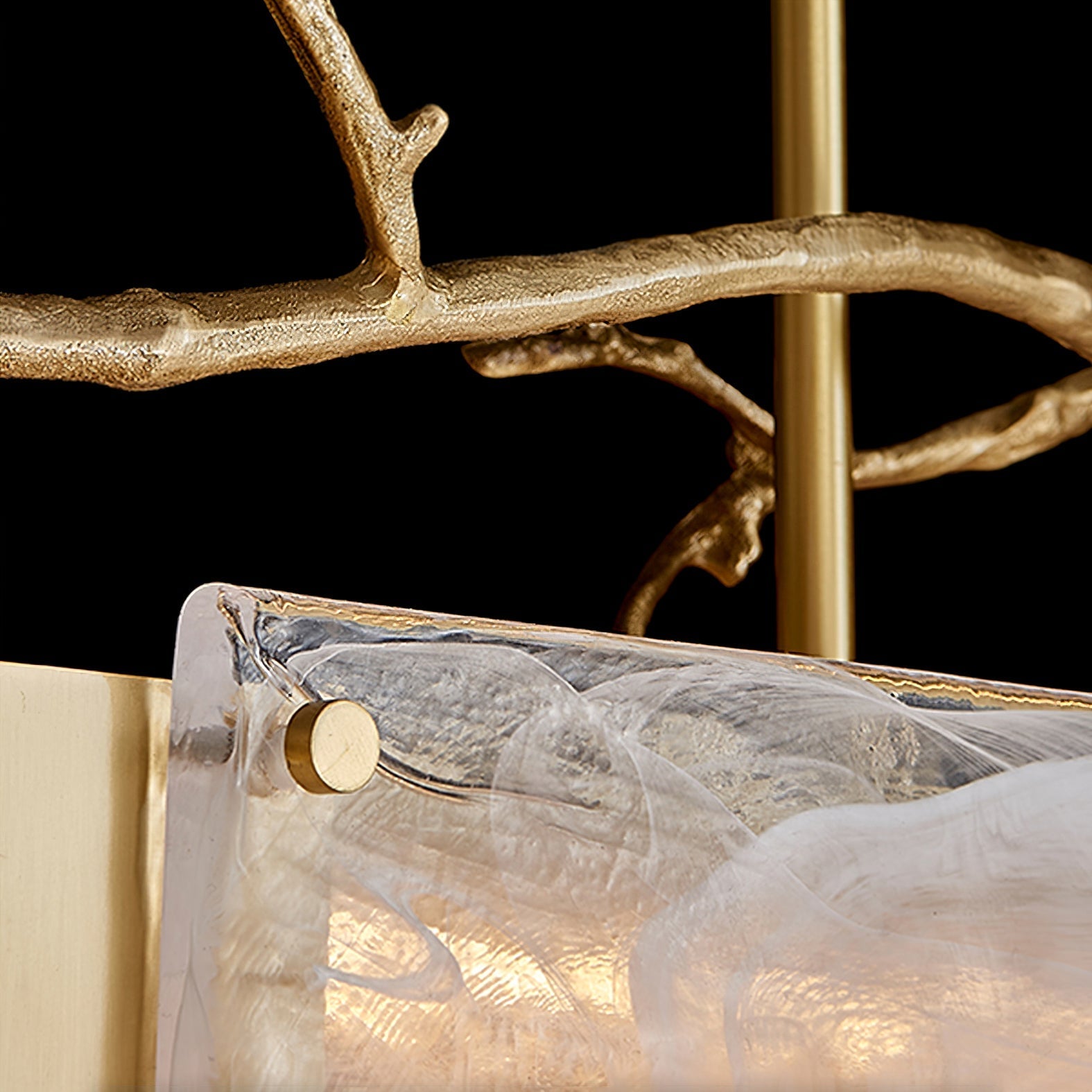 Thalassa Glass Branch Chandelier by Bling Lighting Studio