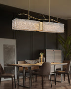 Thalassa Glass Branch Chandelier by Bling Lighting Studio