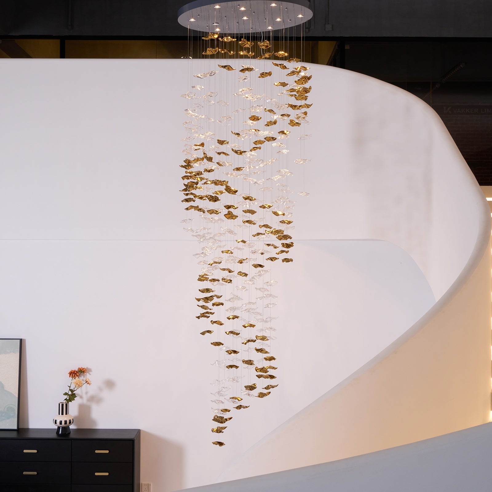 Tidal Art Glass Pendants Lamp