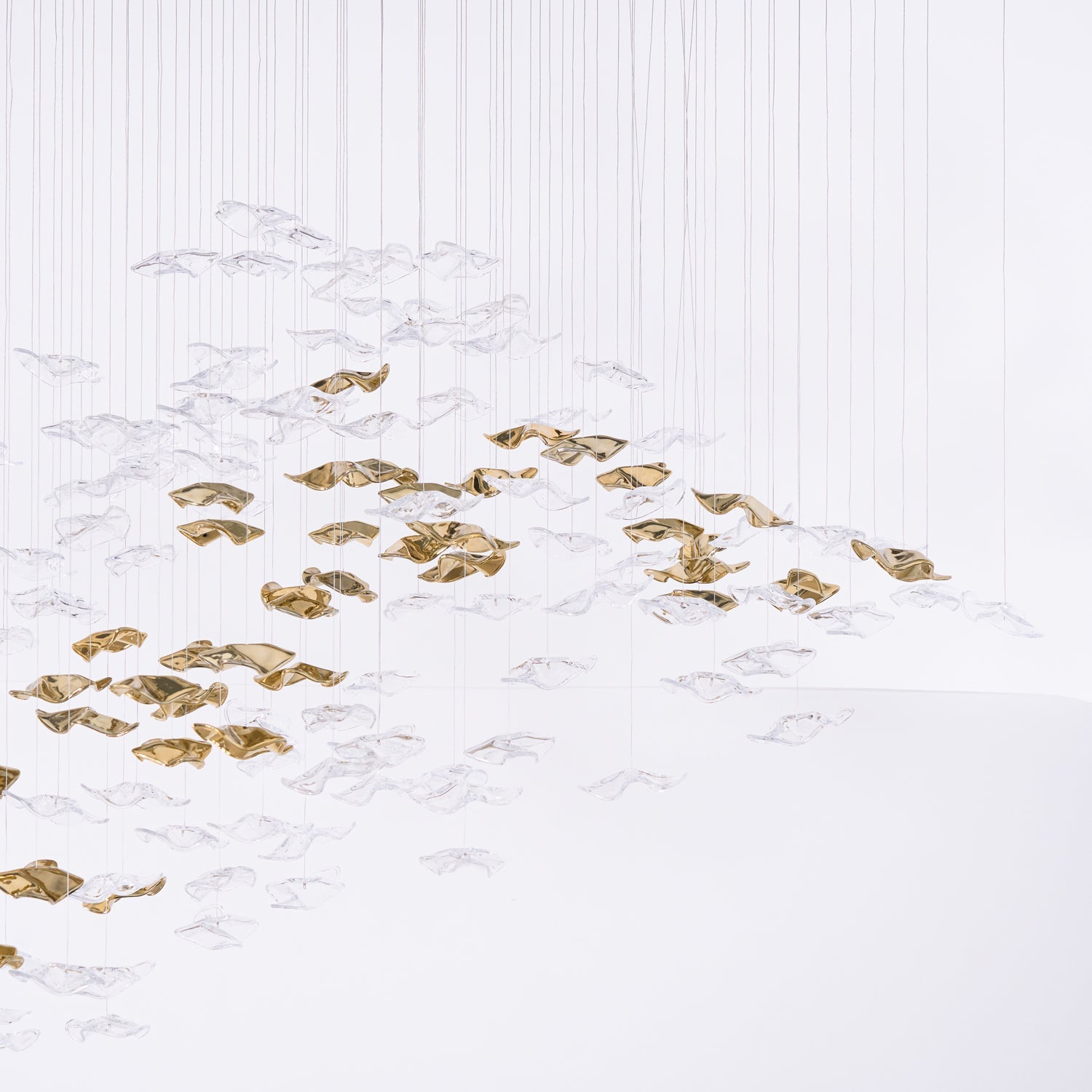 Tidal Art Glass Chandelier