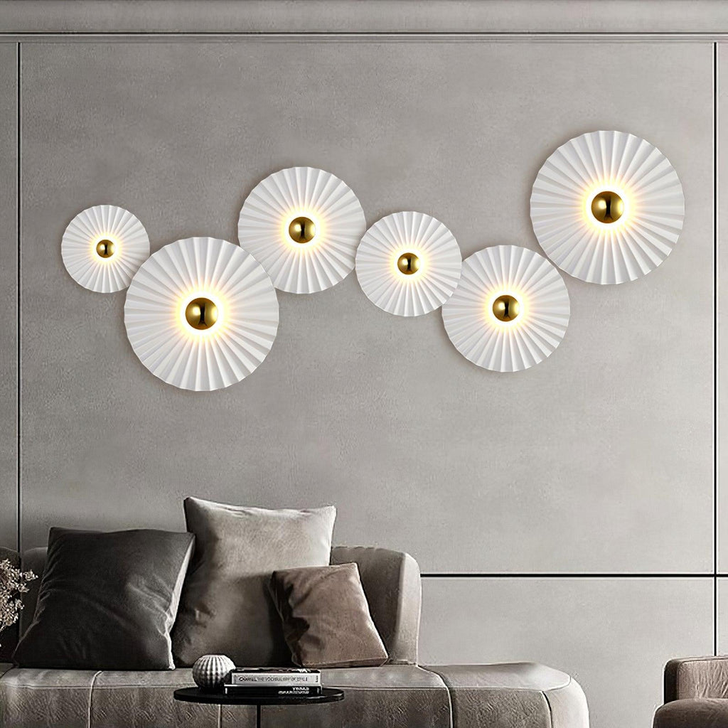Tinsley Flush Wall Lamp material and finish detail